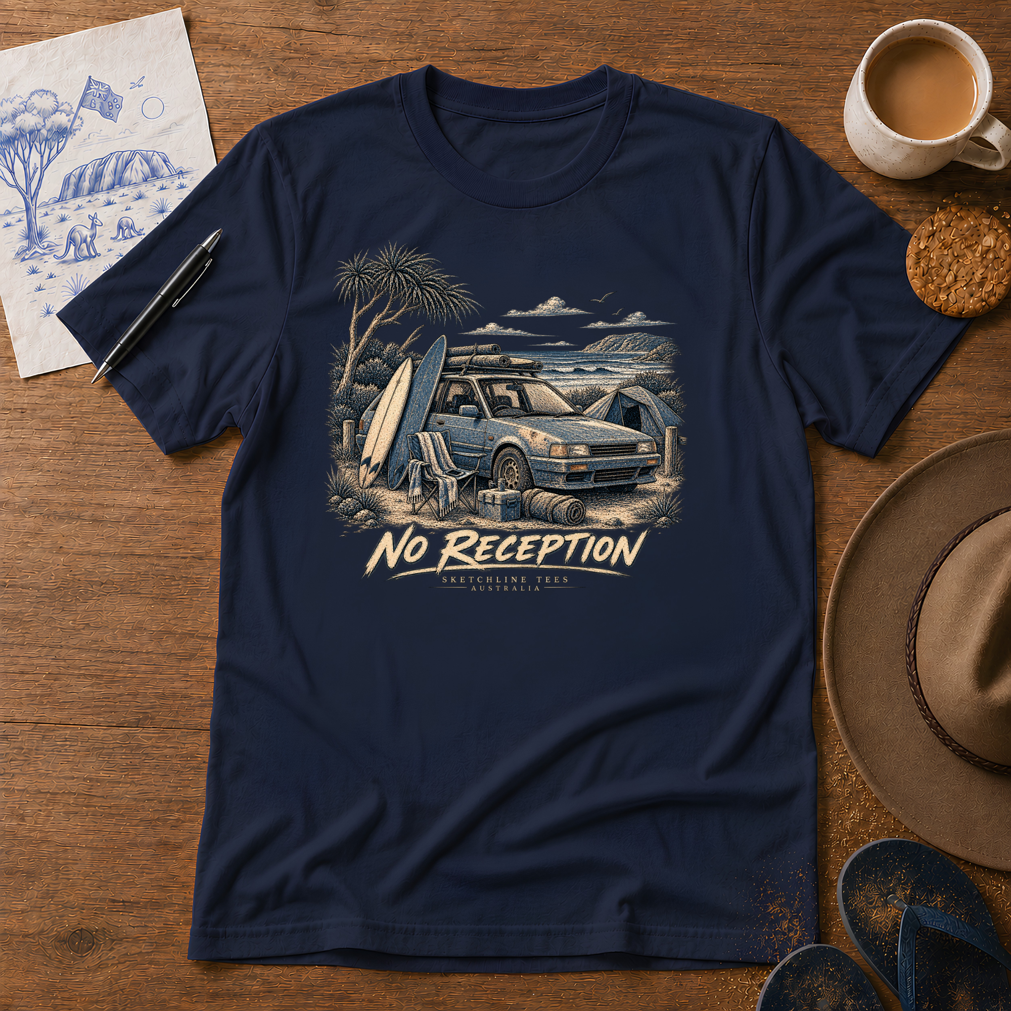 No Reception Tee