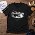The Empty Break Australian ink-sketch T-shirt in Black
