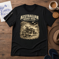 Australian Road Dog Tee by Sketchline Tees - Aussie road trip graphic T-shirt
