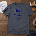 Dad Fuel Tee ink-sketch T-shirt, in Dark Heather Grey
