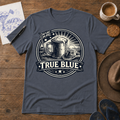 True Blue Australian nostalgia T-shirt by Sketchline Tees