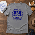 BBQ Department Tee ink-sketch T-shirt, in Graphite Heather