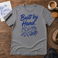 Built by Hand Tee ink-sketch T-shirt, in Graphite Heather