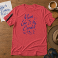 Mum Life Is My Cardio Tee ink-sketch T-shirt, product image 1