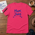 Mum Juice Tee ink-sketch T-shirt, in Heliconia