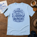 I'm Sorry I Said What I Said Tee ink-sketch T-shirt, in Light Blue