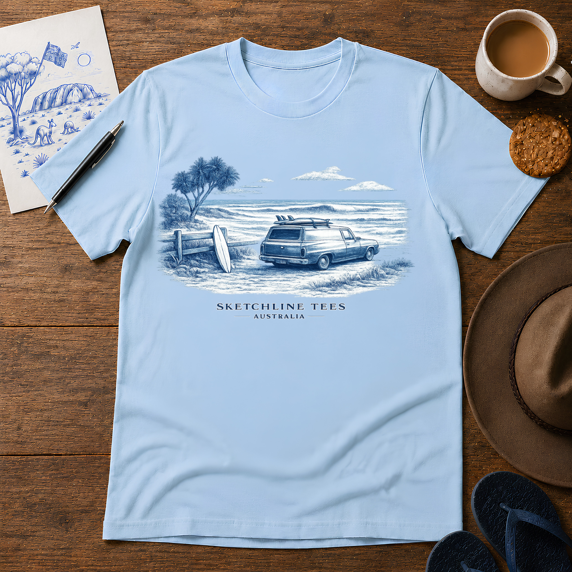 The Old Beach Run Tee