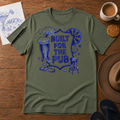 Built for the Pub Tee ink-sketch T-shirt, in Military Green