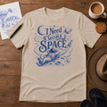 I Need More Space Tee – Original Edition ink-sketch T-shirt, product image 1