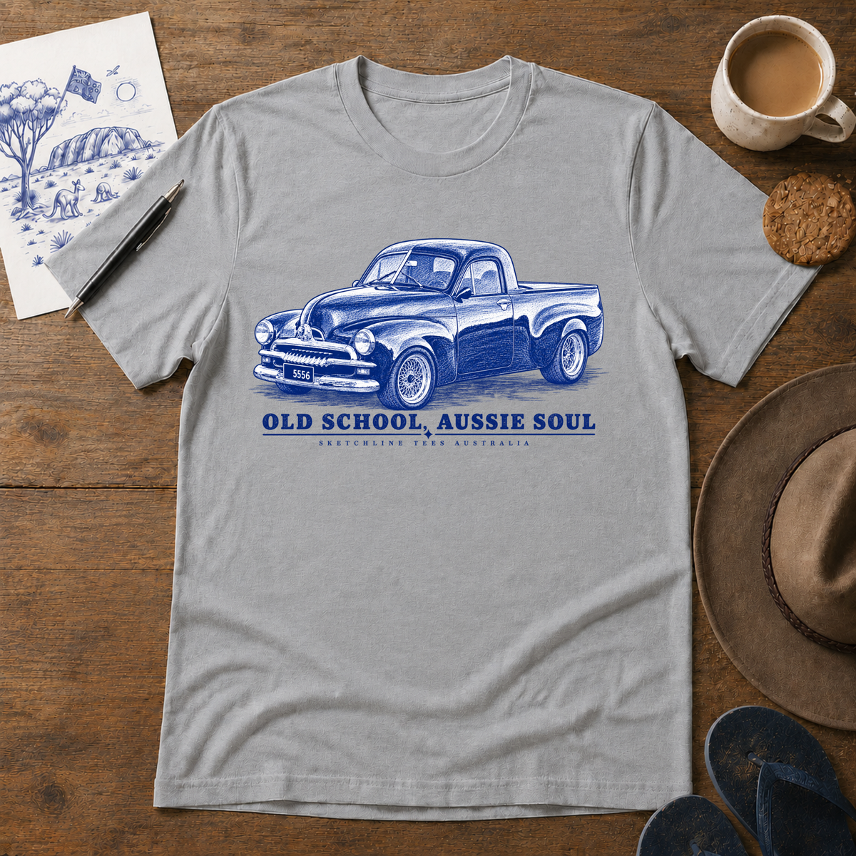 Old school, Aussie soul Tee