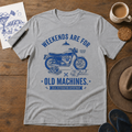 Weekends Are for Old Machines Tee by Sketchline Tees - Australian old machines graphic T-shirt