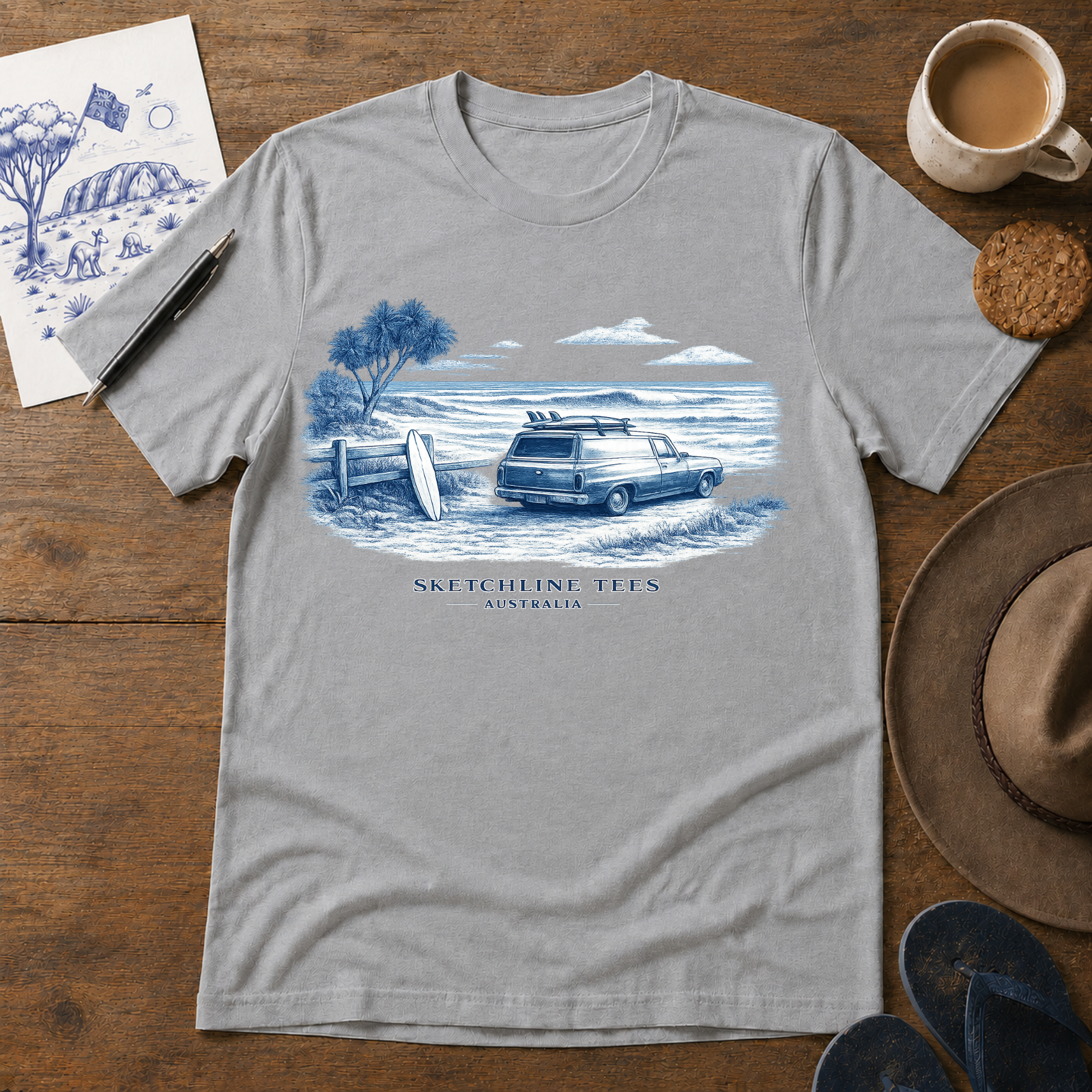 The Old Beach Run Tee