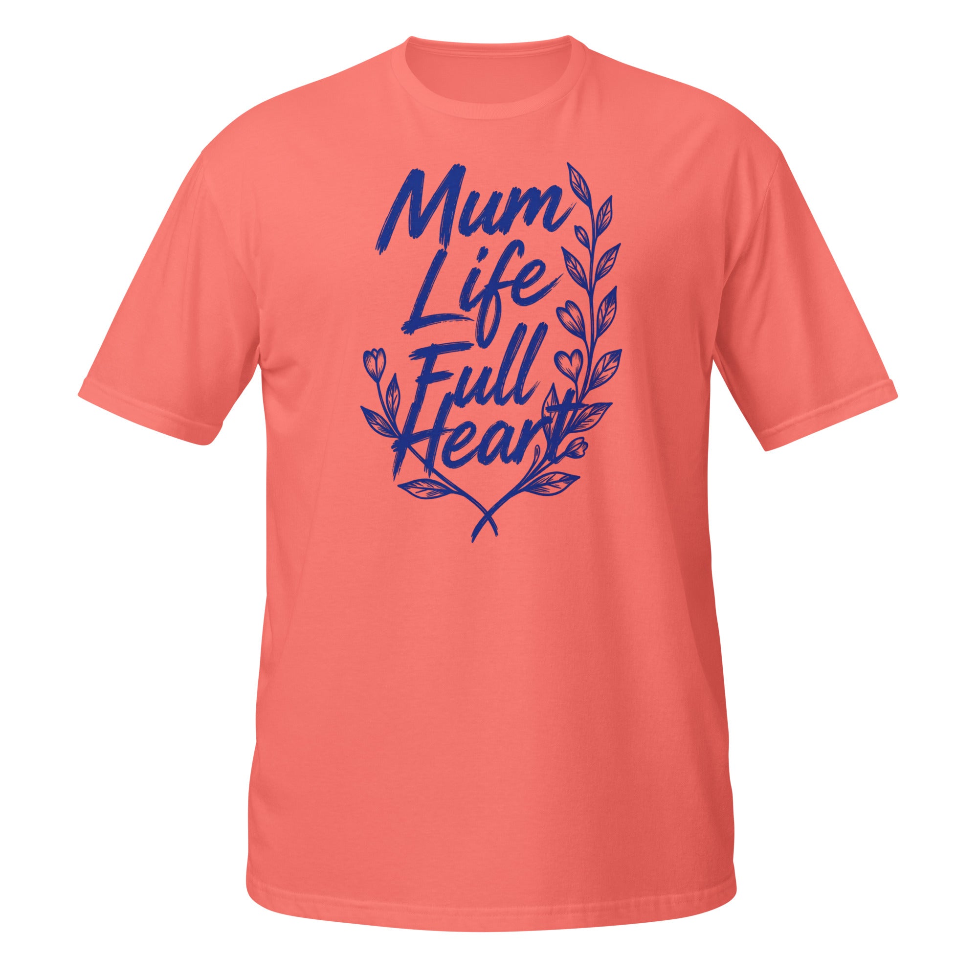 Mum Life Tee - Sketchline Tees blue ink doodle T-shirt