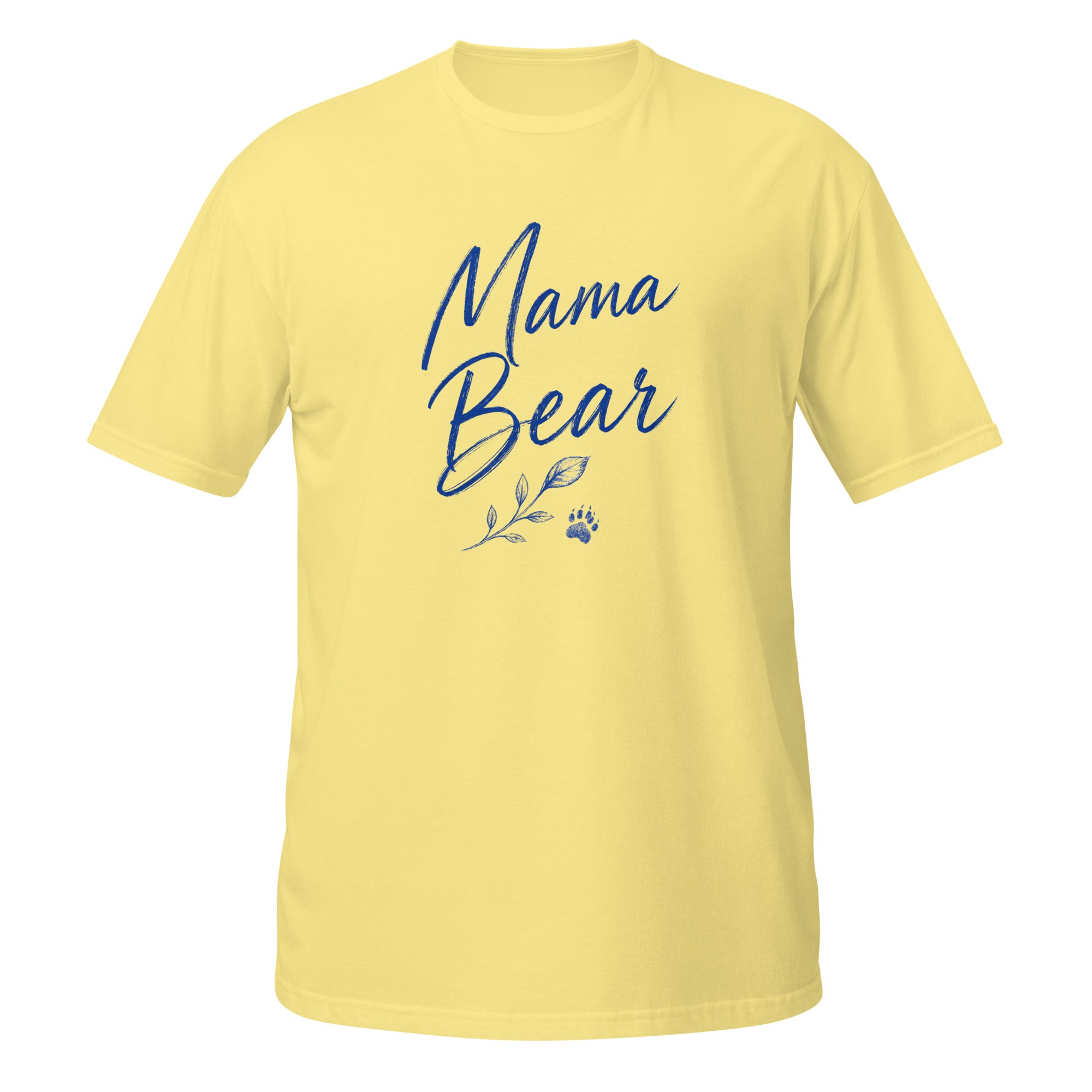 Mama Bear Tee - Sketchline Tees blue ink doodle T-shirt