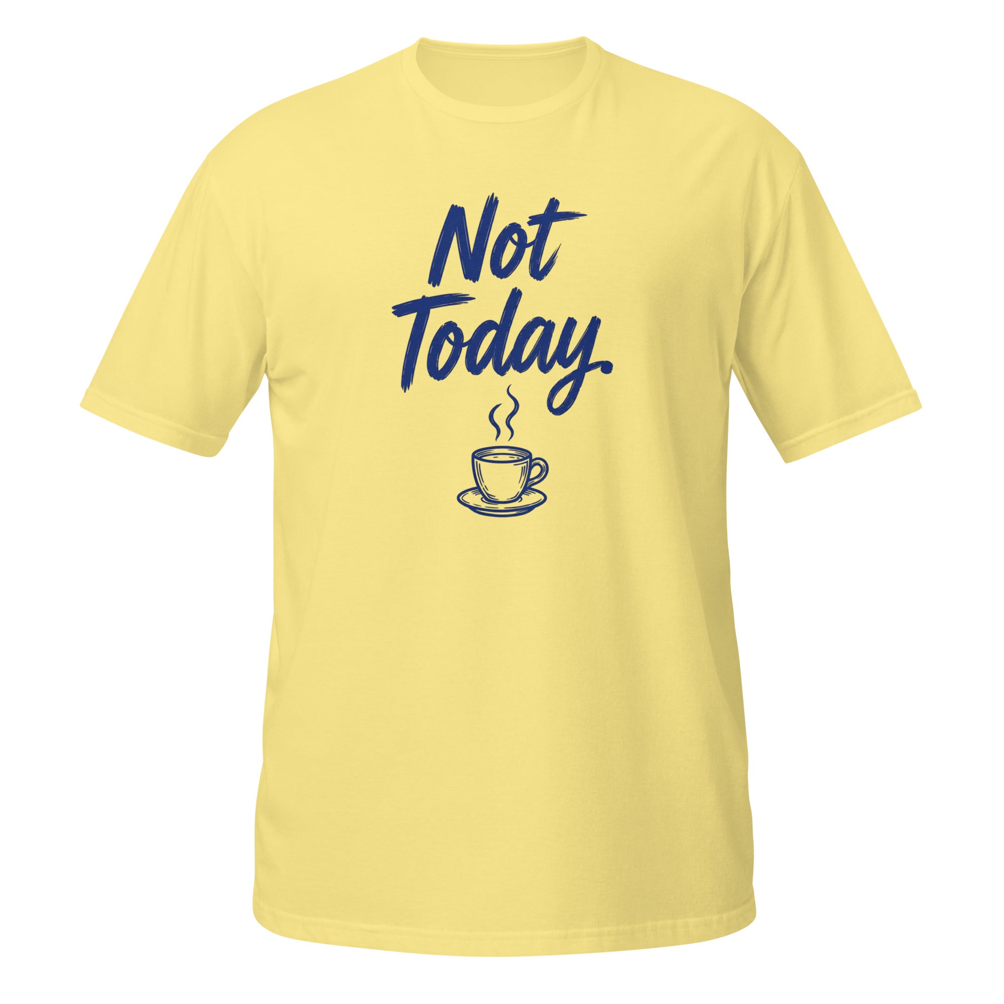 Not Today Tee - Sketchline Tees blue ink doodle T-shirt