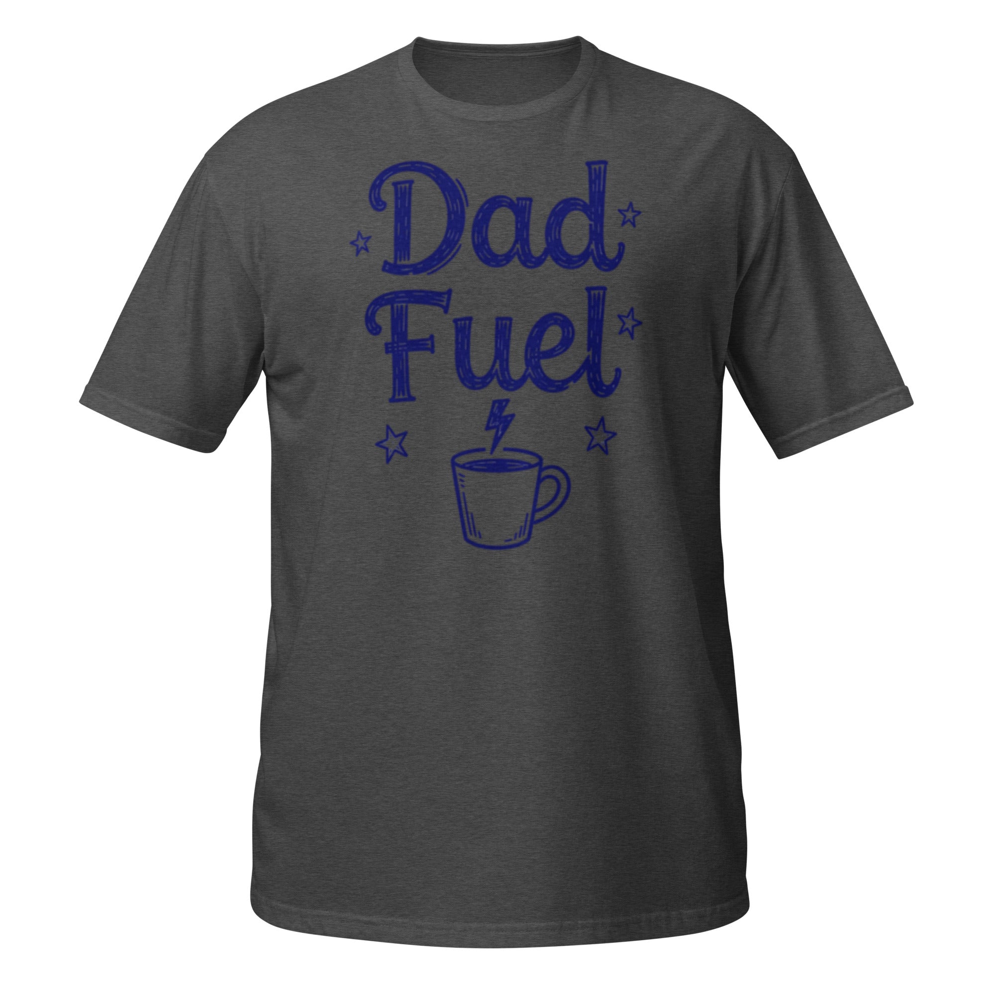 Dad Fuel Tee - Sketchline Tees blue ink doodle T-shirt