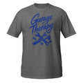 Garage Therapy Tee - Sketchline Tees blue ink doodle T-shirt