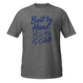 Built by Hand Tee - Sketchline Tees blue ink doodle T-shirt
