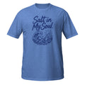 Salt in My Soul Tee - Sketchline Tees blue ink doodle T-shirt