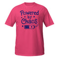 Powered by Chaos Tee - Sketchline Tees blue ink doodle T-shirt