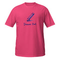 Drawn Out Tee - Sketchline Tees blue ink doodle T-shirt