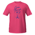 Grow Through It Tee - Sketchline Tees blue ink doodle T-shirt