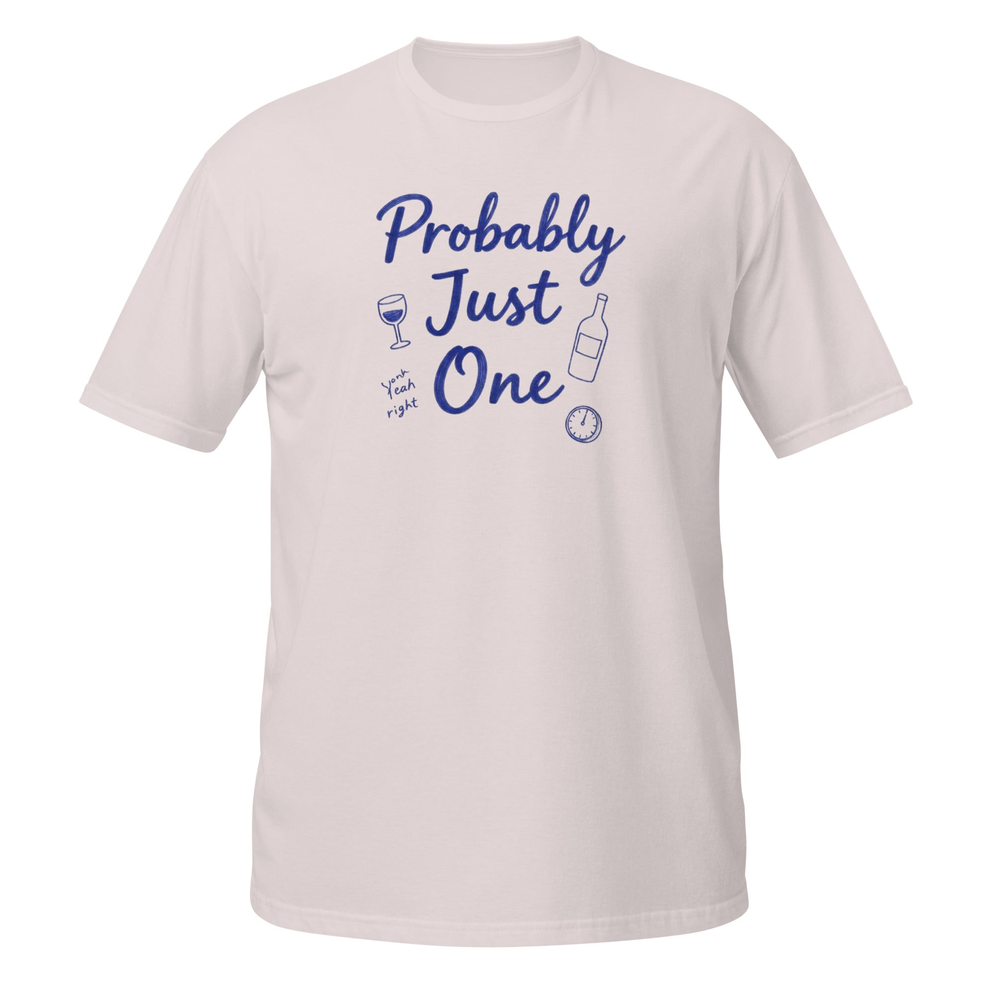 Probably Just One Tee - Sketchline Tees blue ink doodle T-shirt