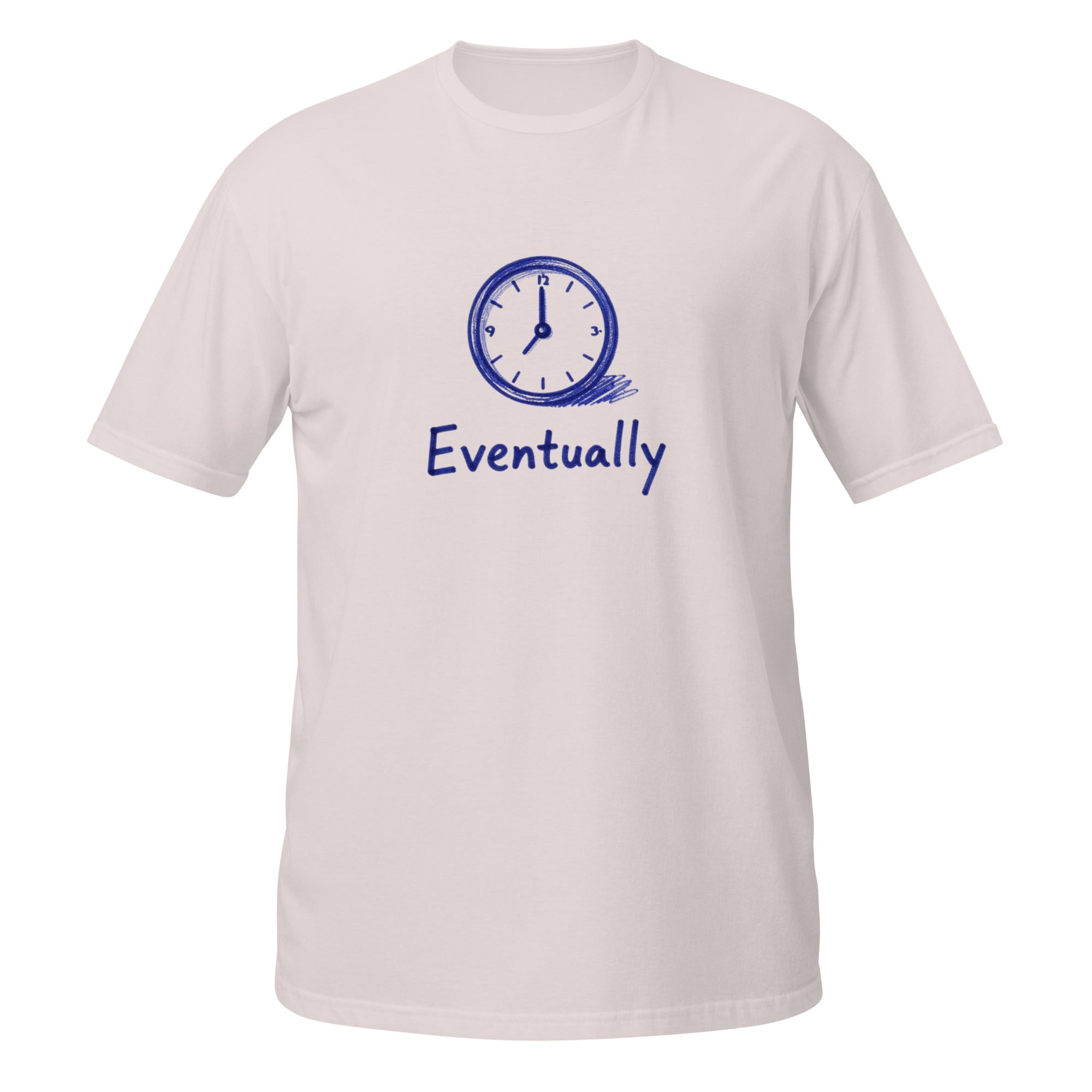 Eventually Tee - Sketchline Tees blue ink doodle T-shirt