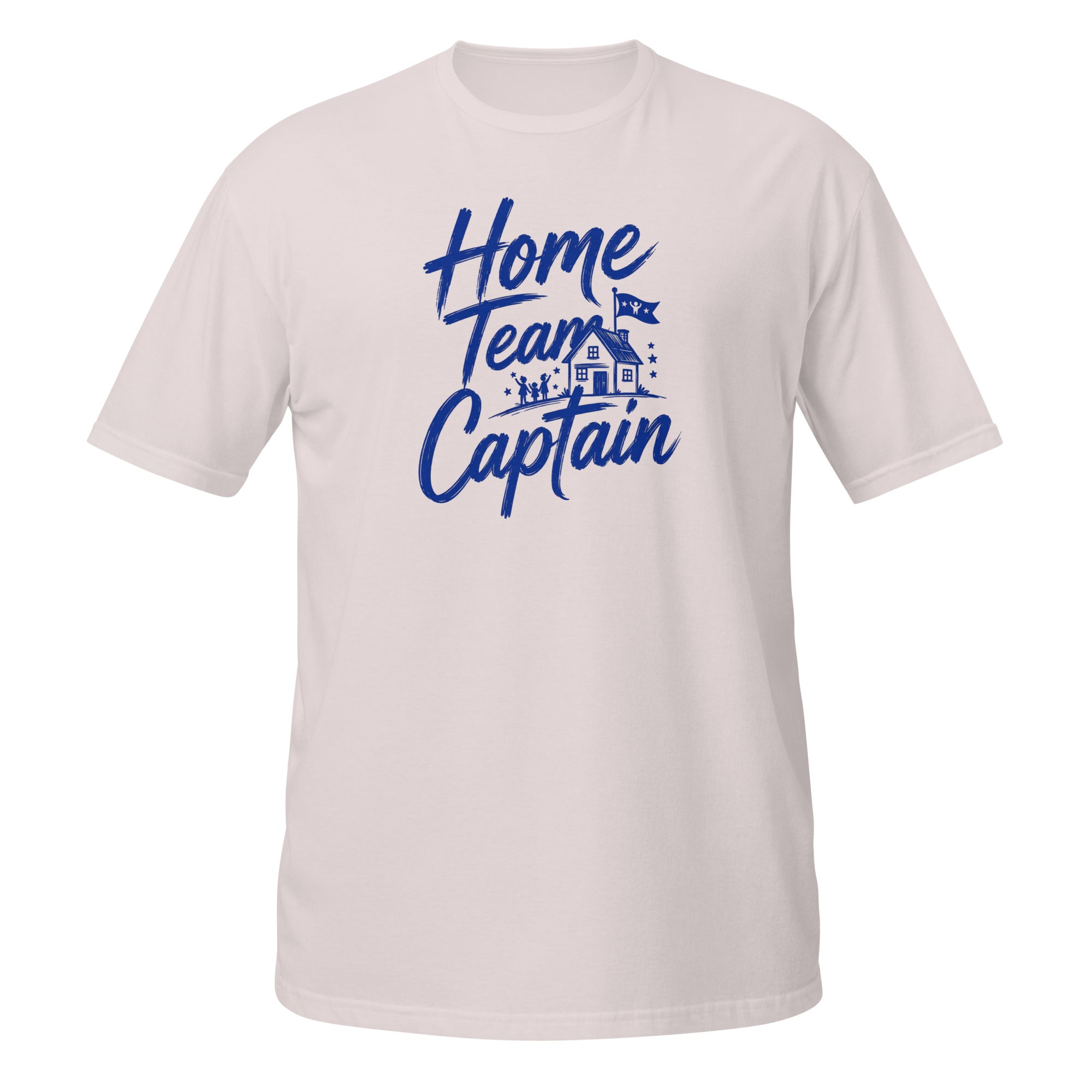 Home Team Captain Tee - Sketchline Tees blue ink doodle T-shirt