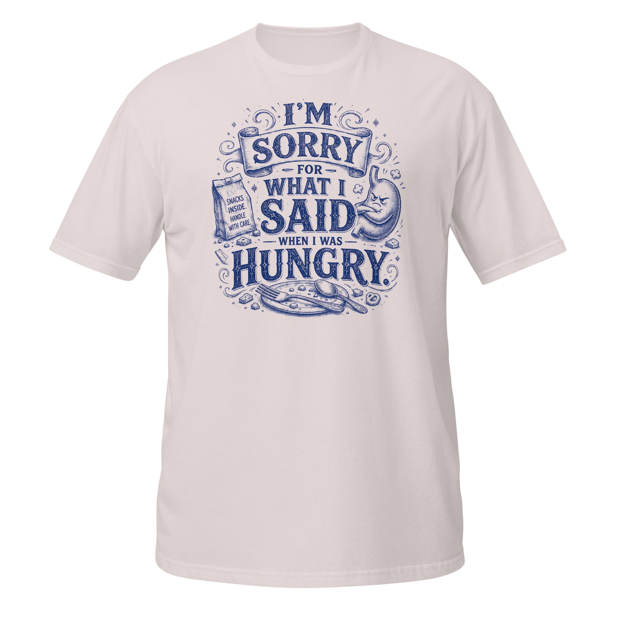 I'm Sorry I Said What I Said Tee - Sketchline Tees blue ink doodle T-shirt