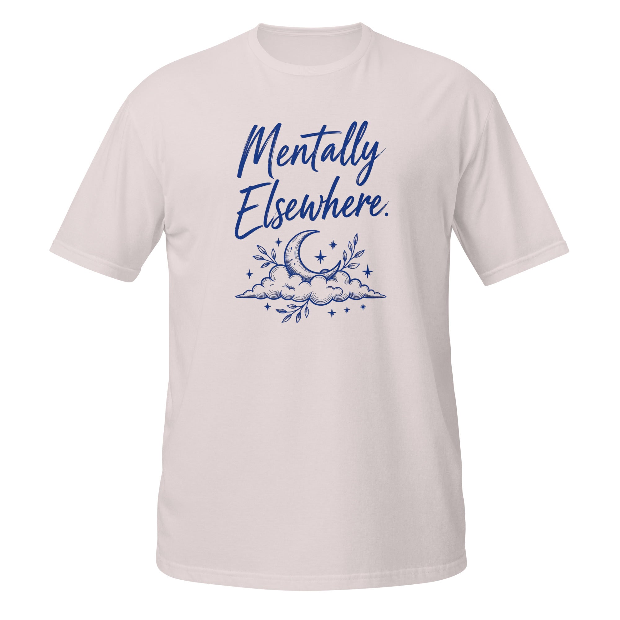 Mentally Elsewhere Tee - Sketchline Tees blue ink doodle T-shirt
