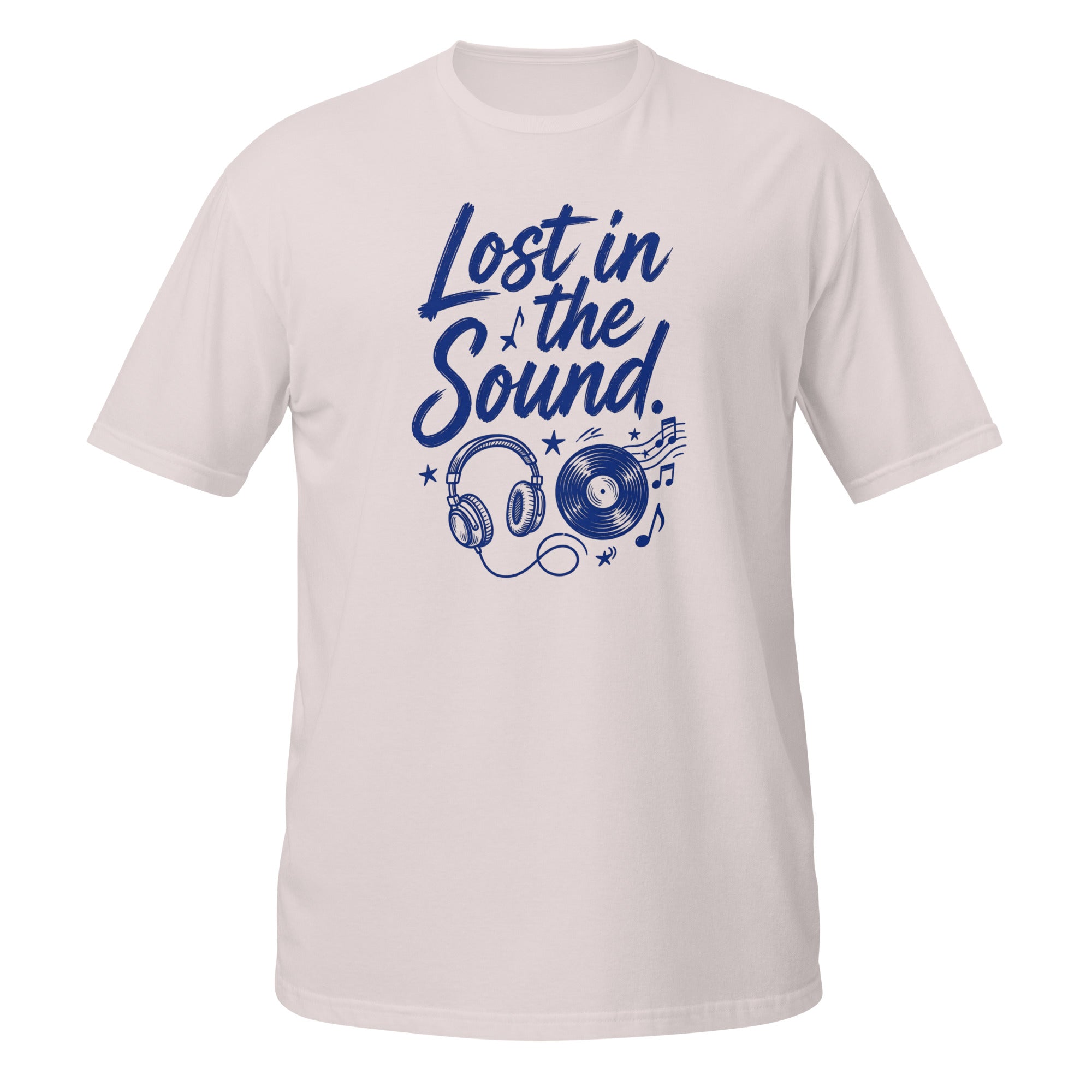 Lost in the Sound Tee - Sketchline Tees blue ink doodle T-shirt