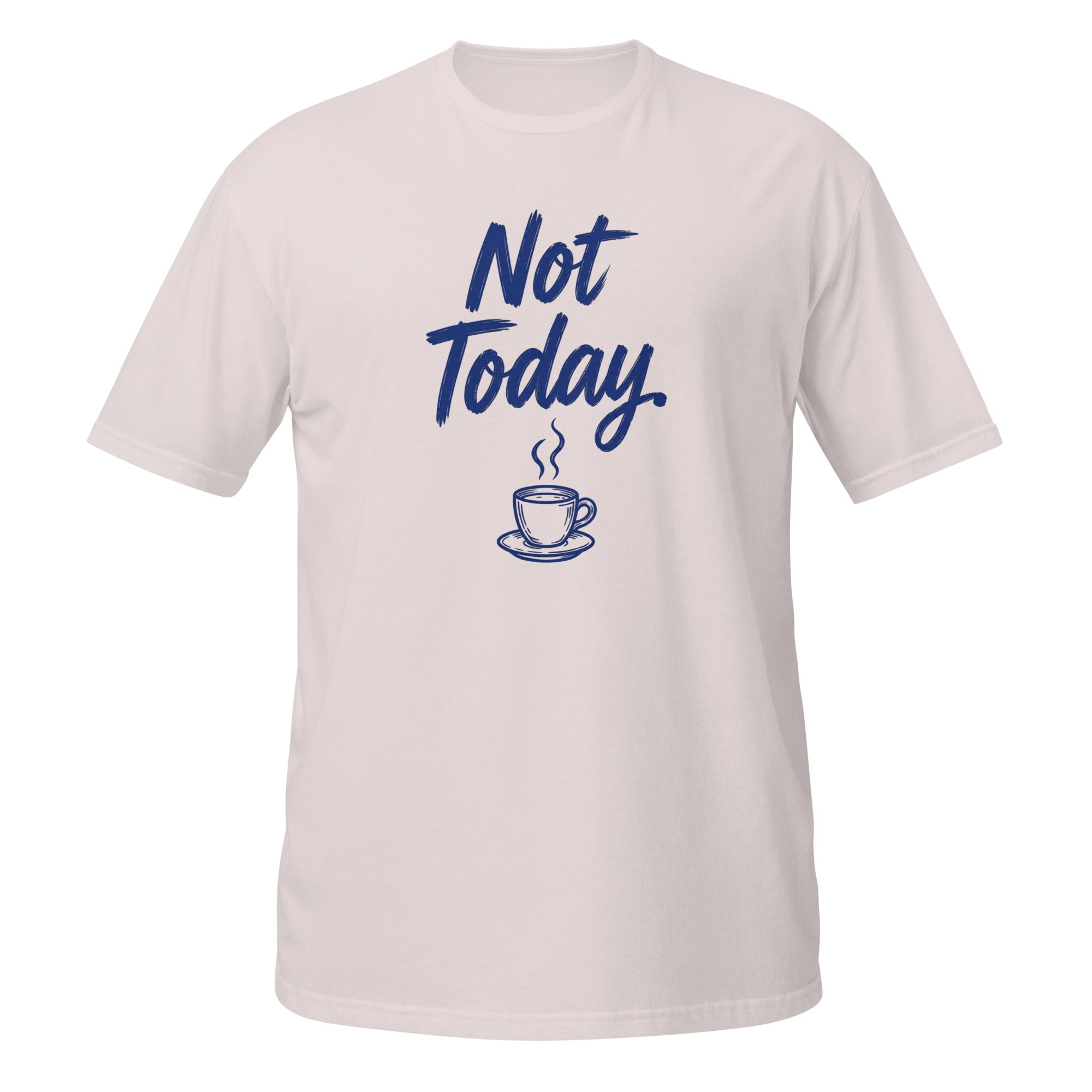 Not Today Tee - Sketchline Tees blue ink doodle T-shirt