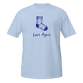 Lost Again Tee - Sketchline Tees blue ink doodle T-shirt