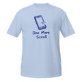 One More Scroll Tee - Sketchline Tees blue ink doodle T-shirt