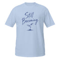 Still Becoming Tee - Sketchline Tees blue ink doodle T-shirt