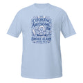Cooking Is So Awesome Tee - Sketchline Tees blue ink doodle T-shirt