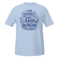 I'm Sorry I Said What I Said Tee - Sketchline Tees blue ink doodle T-shirt