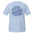 I'm Into Fitness Tee - Sketchline Tees blue ink doodle T-shirt