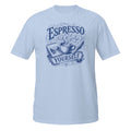 Espresso Yourself Tee - Sketchline Tees blue ink doodle T-shirt