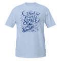 I Need More Space Tee - Sketchline Tees blue ink doodle T-shirt
