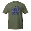 Built for the Pub Tee - Sketchline Tees blue ink doodle T-shirt