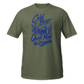 Cold Beer, Quiet Mind Tee - Sketchline Tees blue ink doodle T-shirt