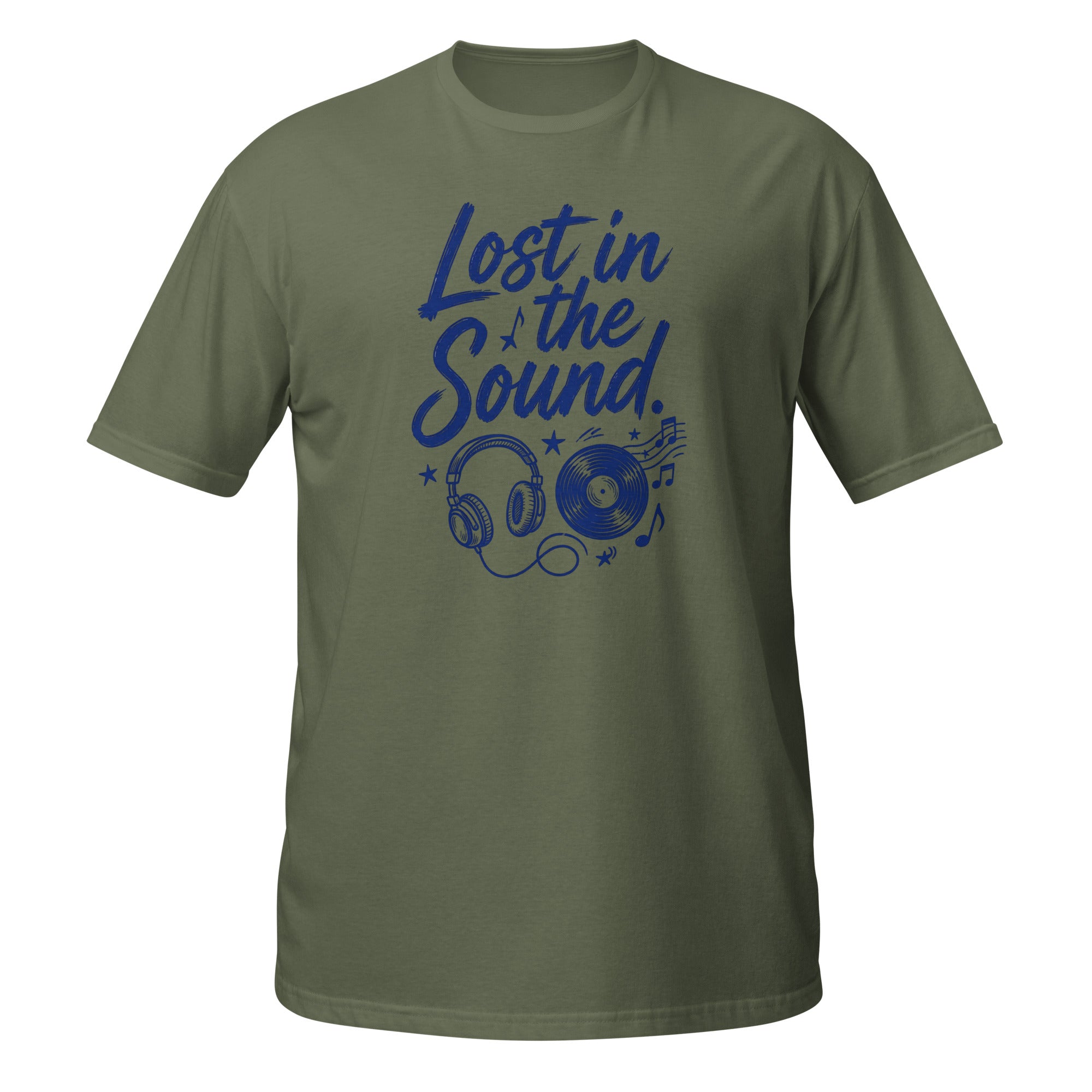 Lost in the Sound Tee - Sketchline Tees blue ink doodle T-shirt