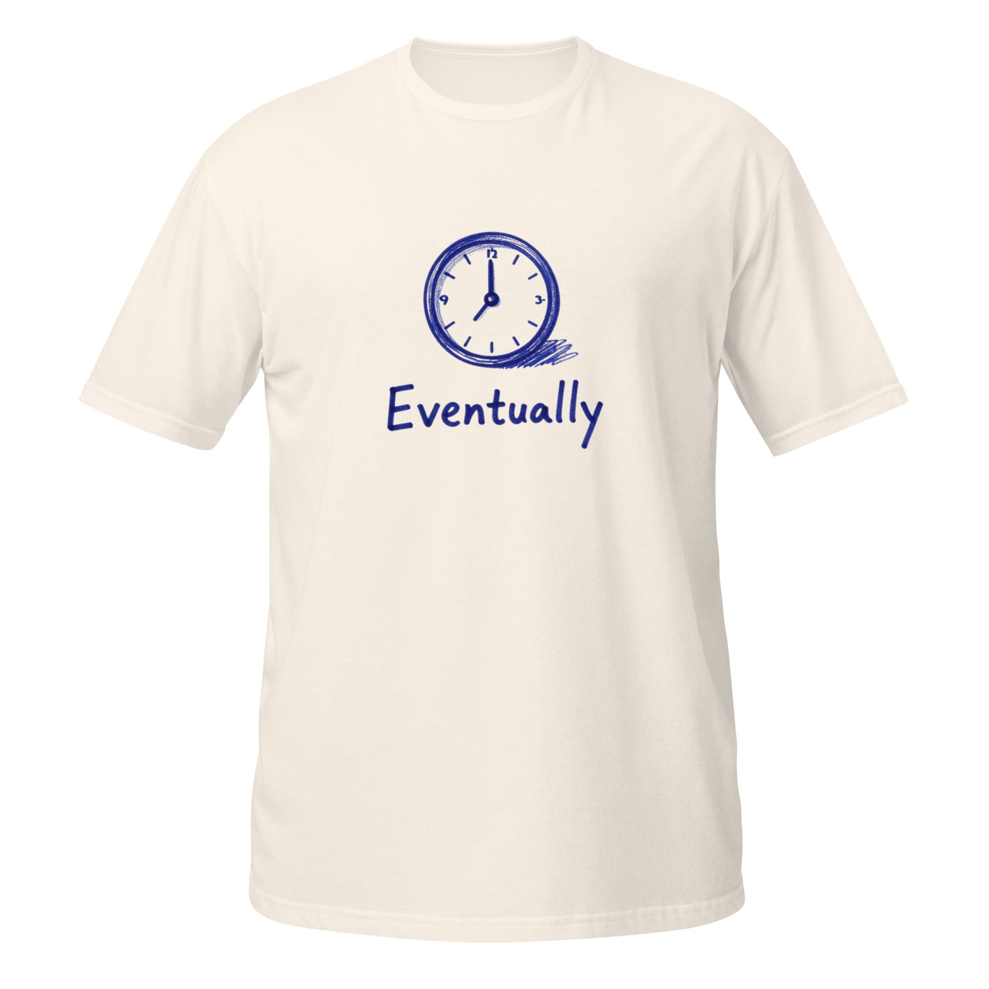 Eventually Tee - Sketchline Tees blue ink doodle T-shirt