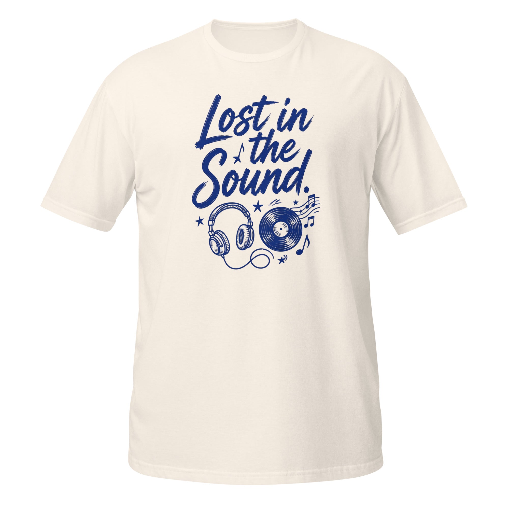 Lost in the Sound Tee - Sketchline Tees blue ink doodle T-shirt