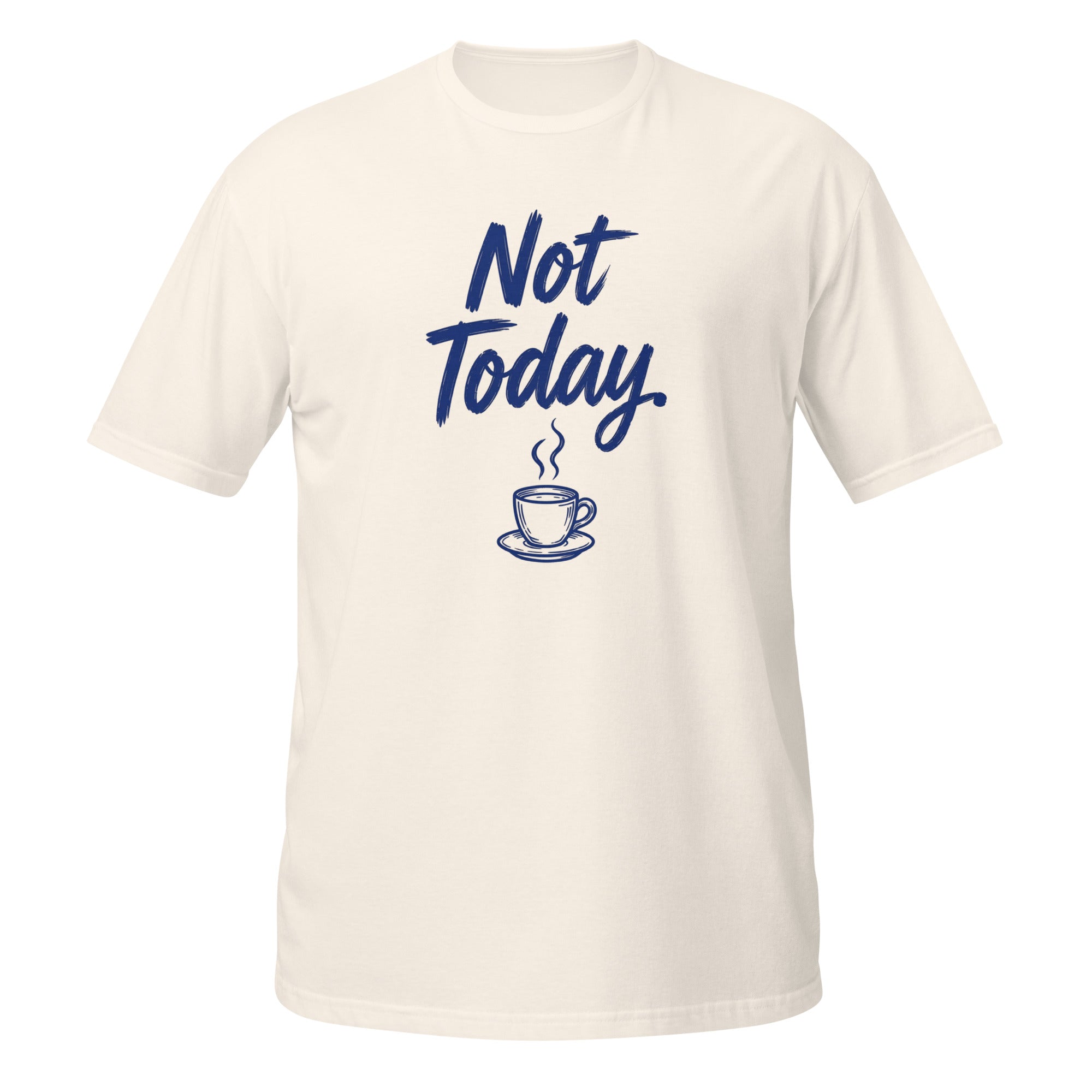 Not Today Tee - Sketchline Tees blue ink doodle T-shirt