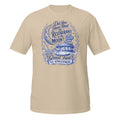 Restaurant on the Moon Tee - Sketchline Tees blue ink doodle T-shirt