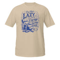 Lazy Energy Tee - Sketchline Tees blue ink doodle T-shirt