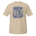 Brew Can Do It Tee - Sketchline Tees blue ink doodle T-shirt